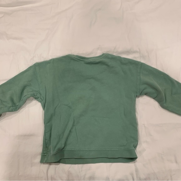 Zara boys mint green sweatshirt - Size 3-4 - Picture 3 of 6